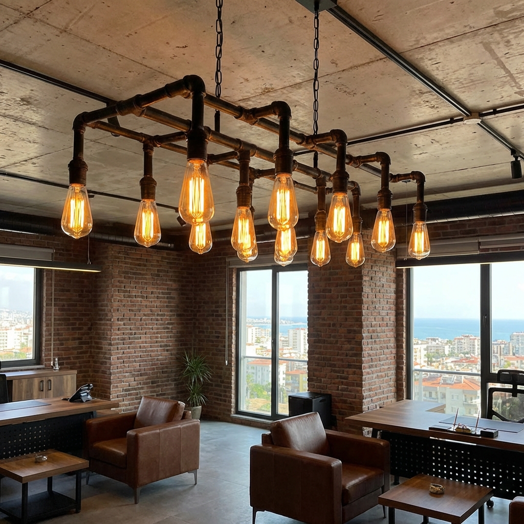 Endüstriyel Ofis Aydınlatması