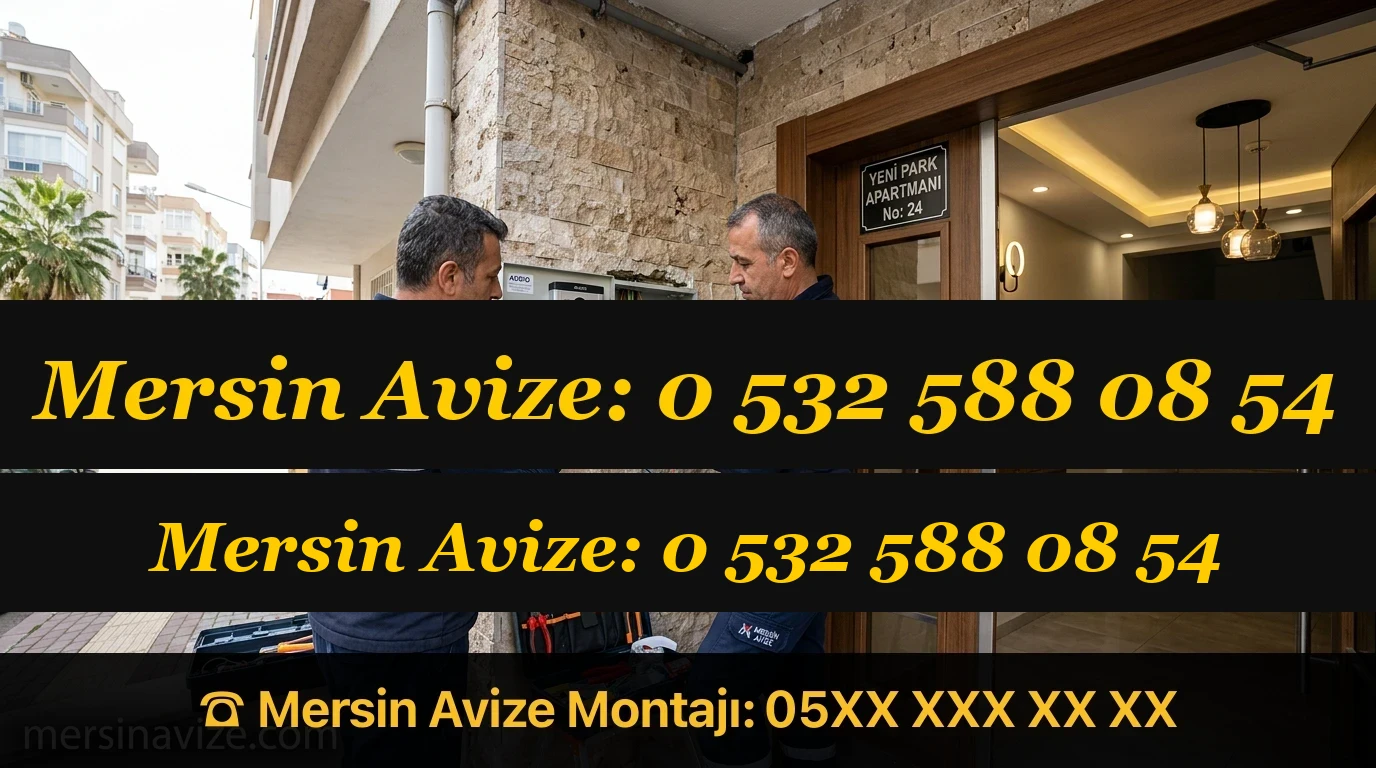 Apartman konuşma sistemi paket fiyat Mersin | Diyafon montaj - Mersin Avize Blog