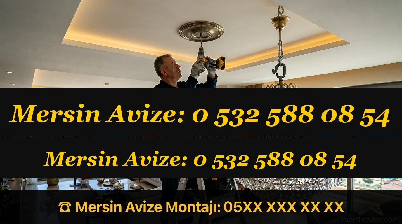 Asma Tavana Ağır Avize Nasıl Takılır? (Düşme Riski Var mı?) - Mersin Avize Blog