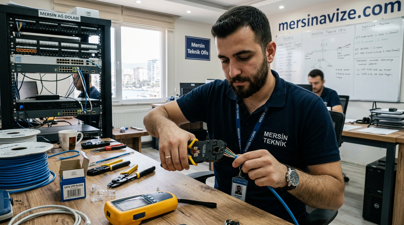 (0 551) 711 93 55 | Data Cable RJ45 Crimping Mersin | Ethernet - Mersin Avize Blog