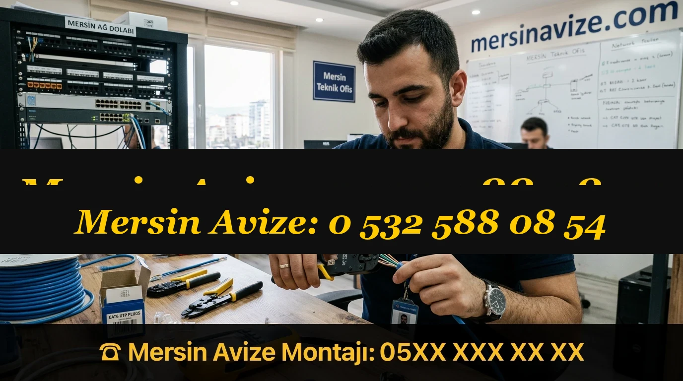 Data Kablosu RJ45 Çakma | Mersin - Mersin Avize Blog