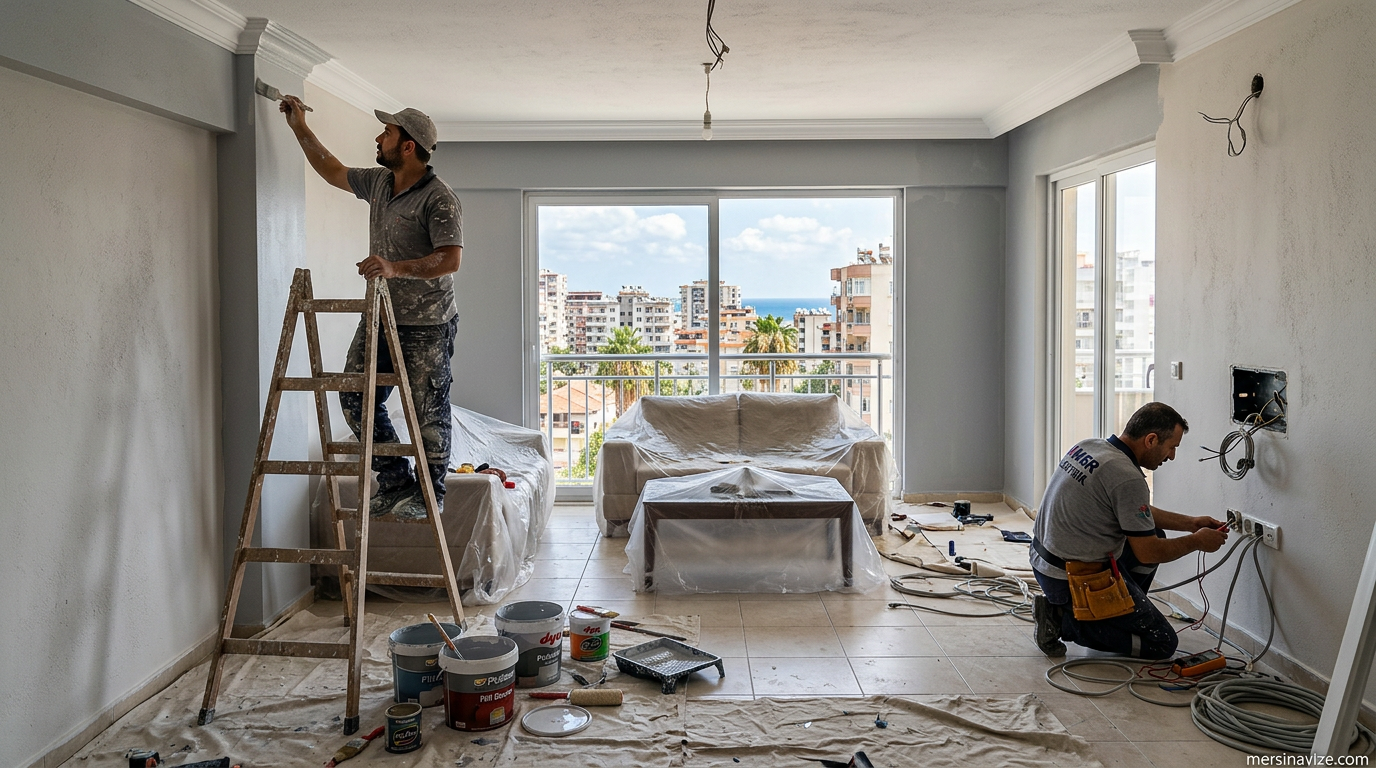 (0 551) 711 93 55 | Mersin Boya Badana ve Elektrik - Ev Yenileme - Mersin Avize Blog