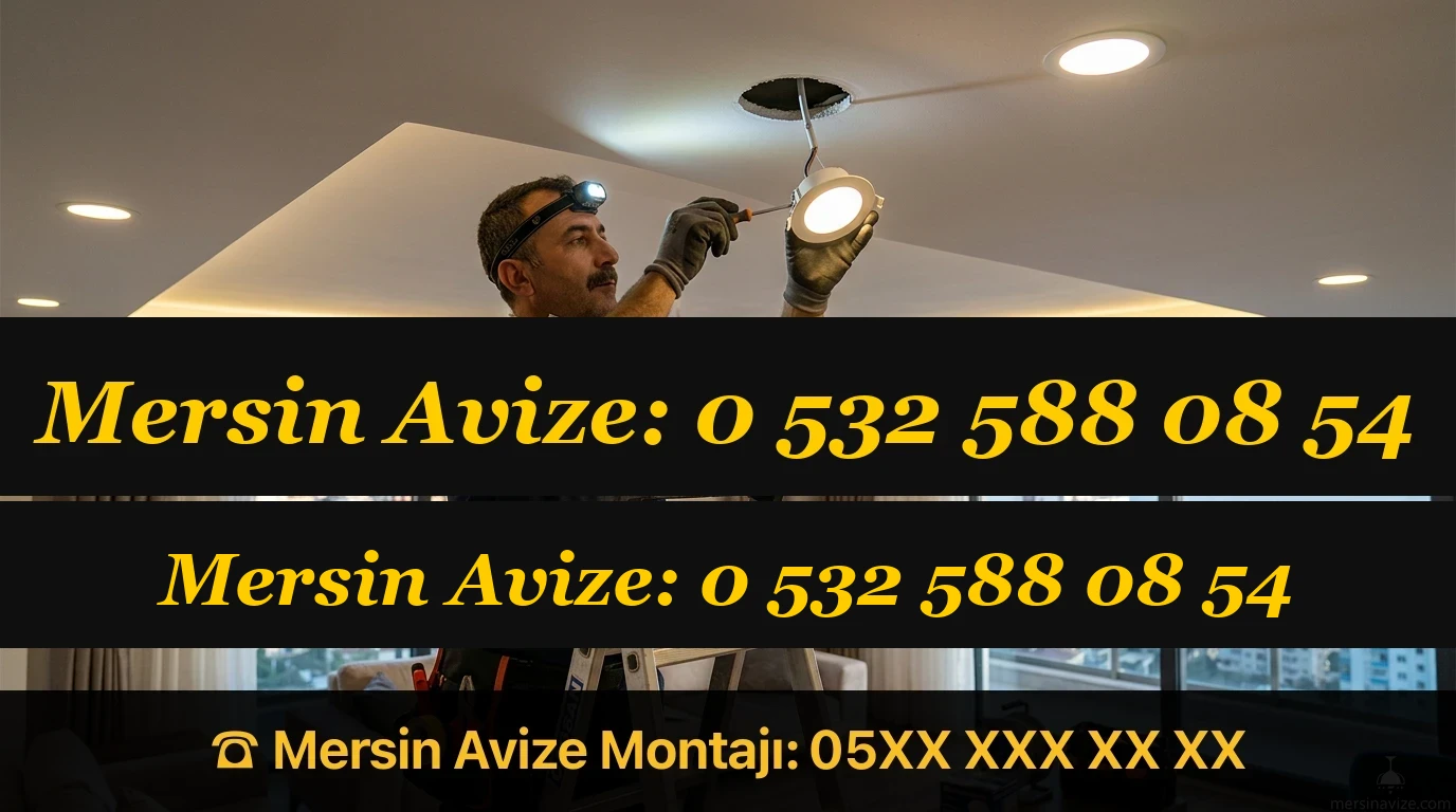 Spot Lamba Montajı Mersin | Tavan ve Duvar Spot - Mersin Avize Blog