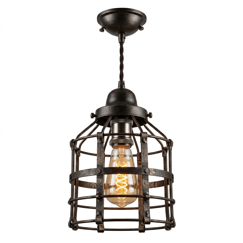 Bohem Rattan Başlıklı Komodin Üstü Abajur