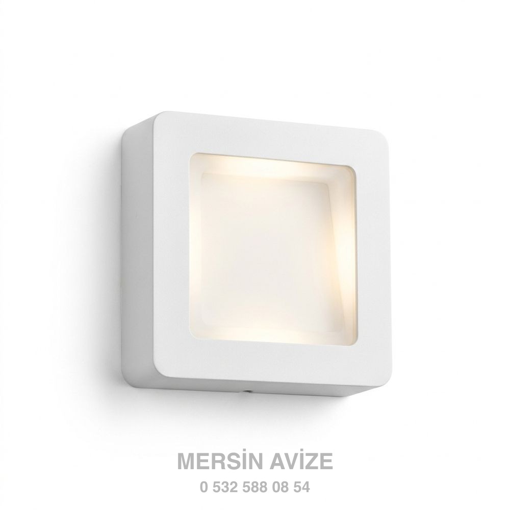 Minimalist Sıva Üstü Kare LED Aplik